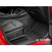 Alfa Romeo Stelvio Cargo Area Liner Kit - Black w/ Orange Stitching 